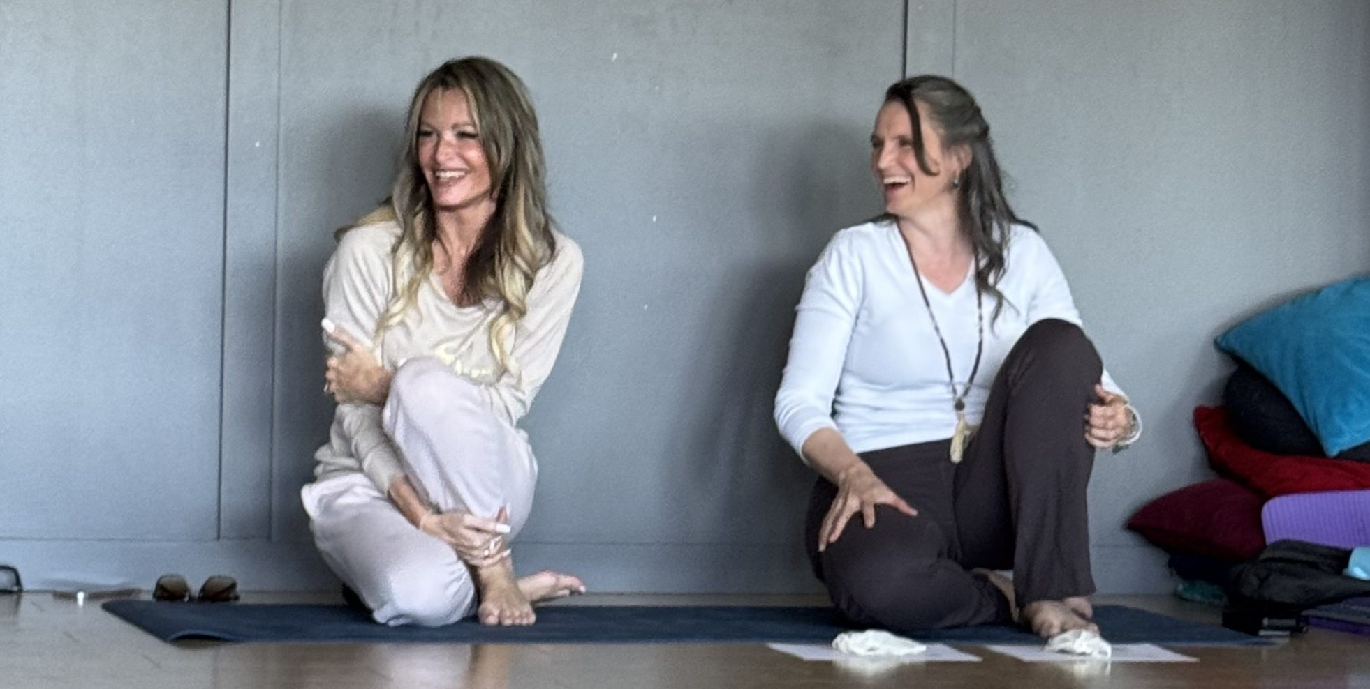 Donna K Freeman and Larissa Whiting yoga teacher training St. Albert Edmonton